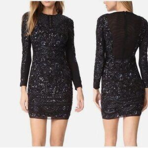 Needle & Thread Hand Beaded Cocktail Dress